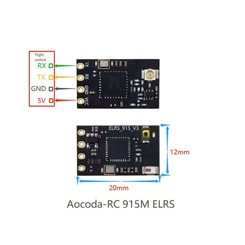 B27B 915MHZ Expresslrs Receive - đánh giá và giá Drone Racing Antenna