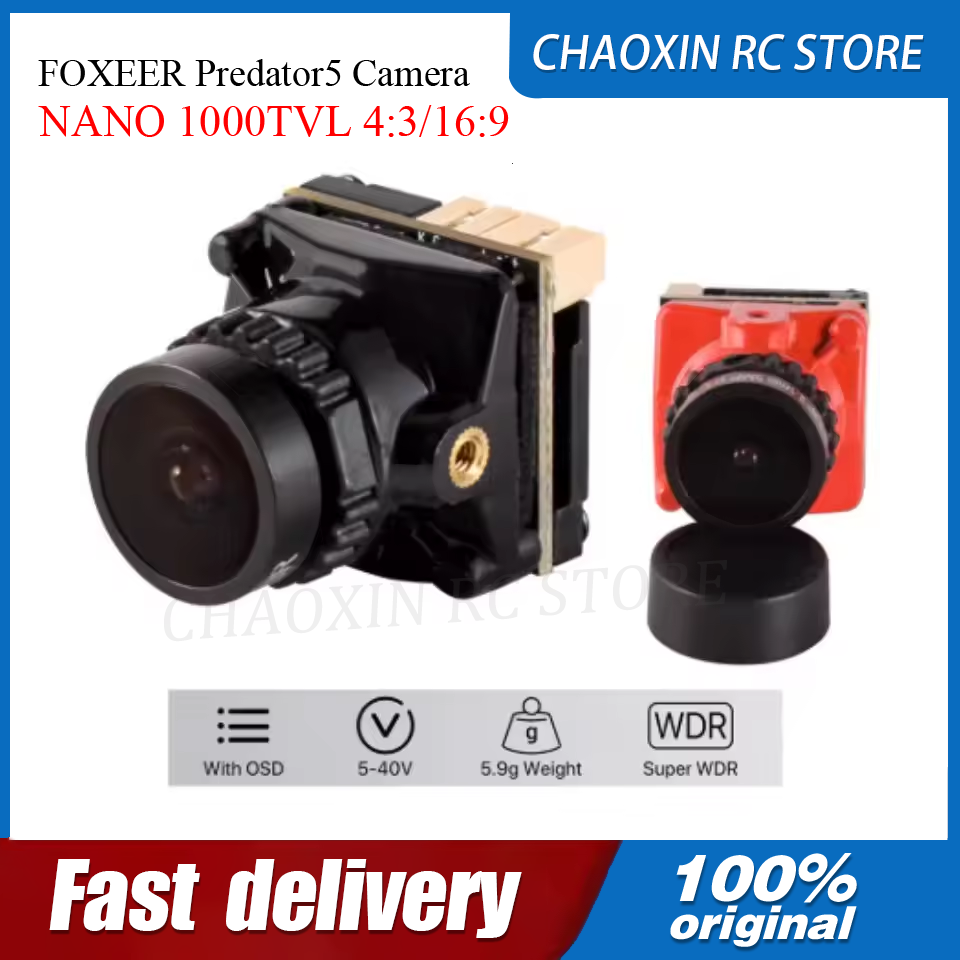 FOXEER Predator5 Camera NANO 1 - đánh giá và giá Drone Racing Battery
