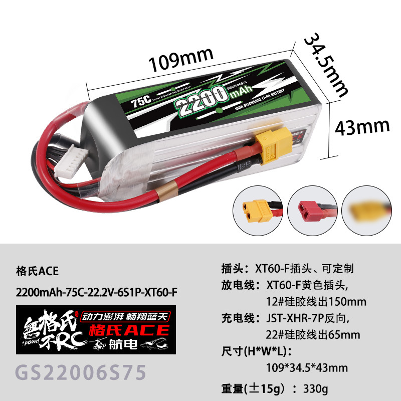 NEW Gens ACE 22.2V Lipo Batter - đánh giá và giá Drone Racing Battery