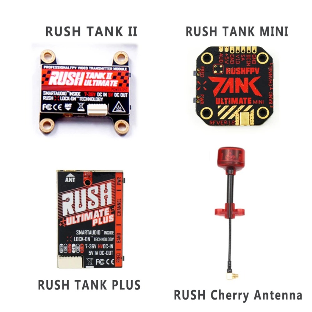 RUSH TANK Ultimate II/Mini/PLU - đánh giá và giá Drone Racing Antenna