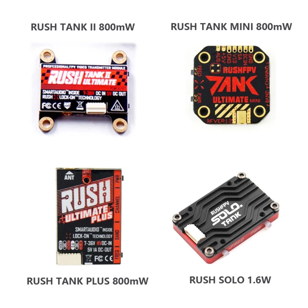 RUSH TANK Ultimate II/Mini/PLU - đánh giá và giá Drone Racing Antenna