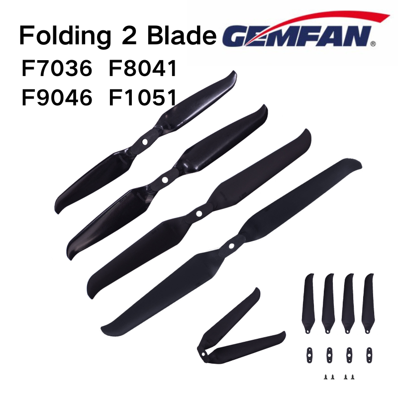 Folding Prop 2 Blade 7-10inch  - đánh giá và giá Drone Racing Propeller